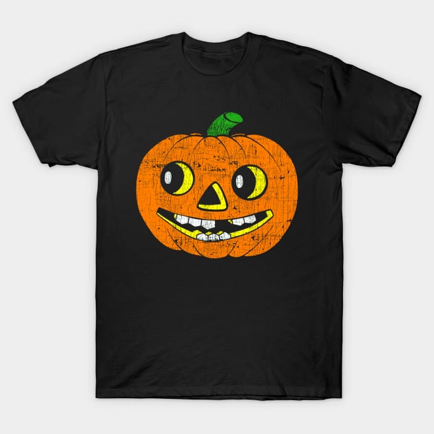 Vintage Halloween Pumpkin T-Shirt by Vamplify